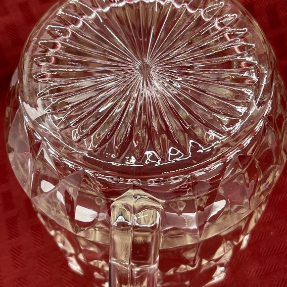 Vintage Jeanette Windsor Diamond Pattern Depression Glass Pitcher 16oz Rare! - Picture 5 of 7